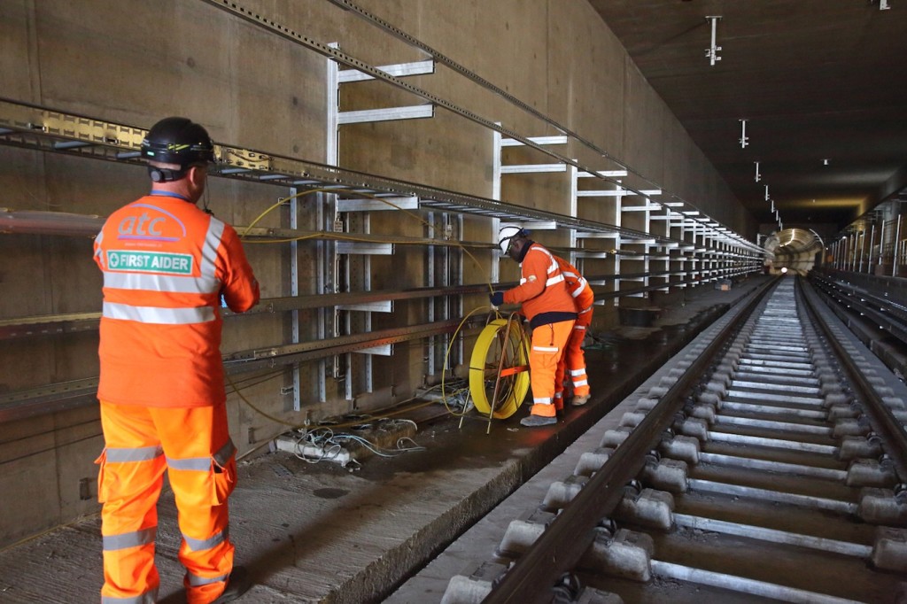 Crossrail Showcase Tunnel Fit Out Progress